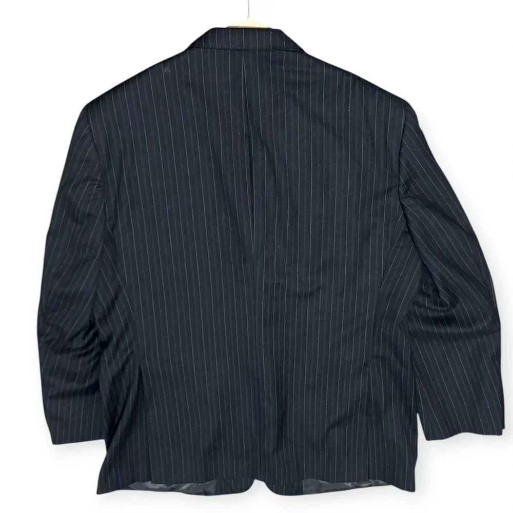 Daniel Cremieux Loro Piana Pinstripe Blazer Mens 46R Wool Suit Jacket USA Made